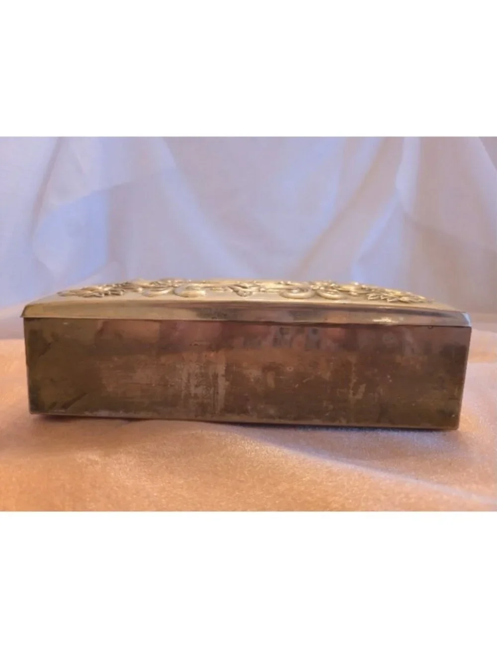 Godinger vintage silver plated jewelry box wedding anniversary graduation gift